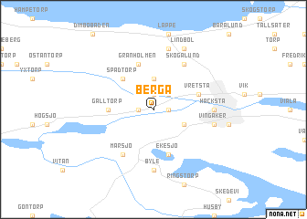 map of Berga