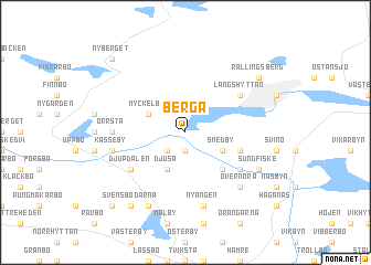 map of Berga