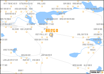 map of Berga