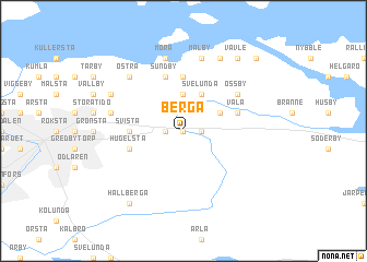 map of Berga