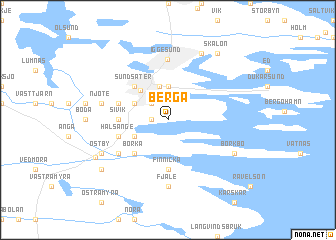 map of Berga
