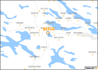 map of Berga