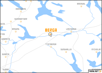 map of Berga