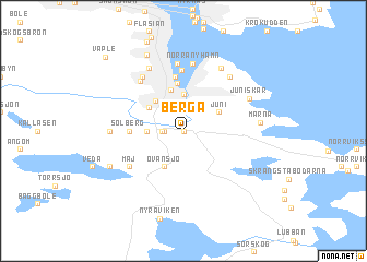 map of Berga