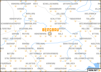 map of Bergbau