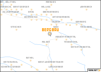 map of Bergbau