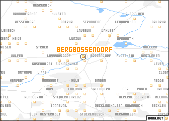 map of Bergbossendorf