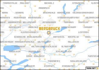 map of Bergbrück