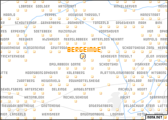 map of Bergeinde