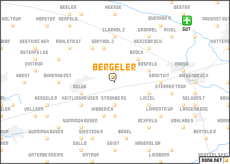 map of Bergeler