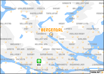 map of Bergendal