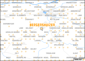 map of Bergenshuizen