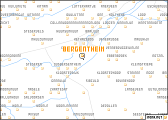 map of Bergentheim