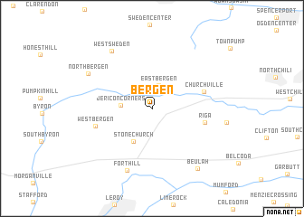 map of Bergen