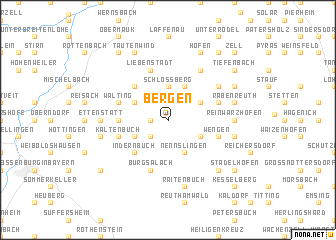 map of Bergen