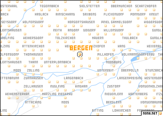 map of Bergen