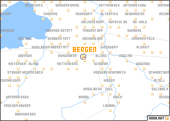 map of Bergen