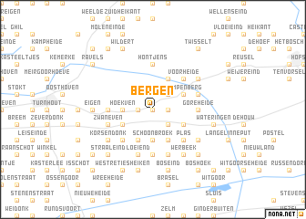 map of Bergen