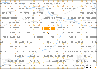 map of Bergen