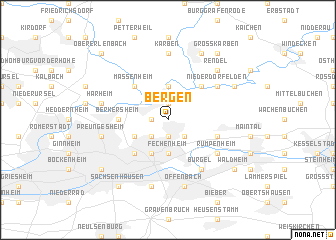 map of Bergen