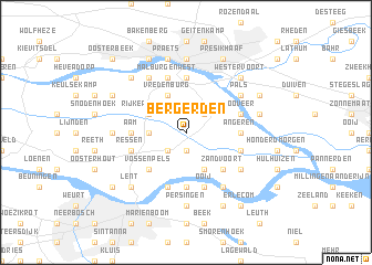 map of Bergerden