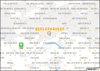 map of Bergerhausen