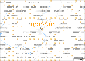 map of Bergerhausen