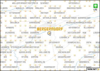 map of Bergerndorf