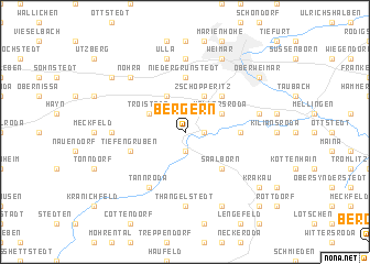 map of Bergern