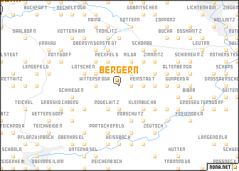 map of Bergern