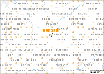 map of Bergern