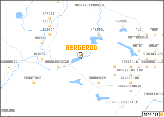 map of Bergeröd