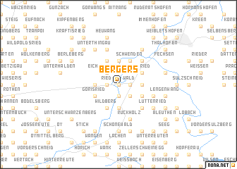 map of Bergers