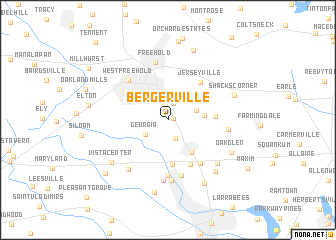 map of Bergerville