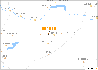 map of Berger
