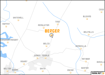 map of Berger