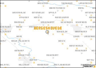 map of Bergeshövede