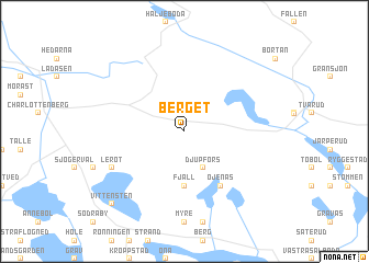 map of Berget