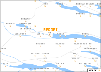 map of Berget