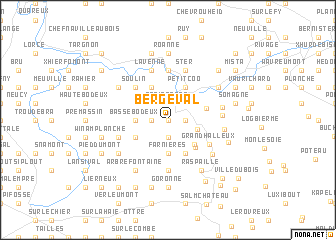map of Bergeval