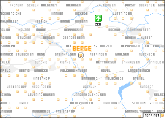 map of Berge