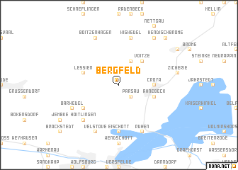 map of Bergfeld