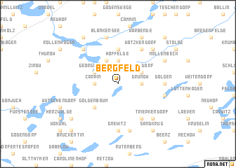 map of Bergfeld