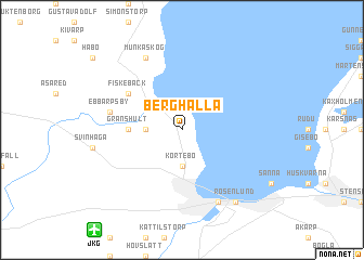 map of Berghalla