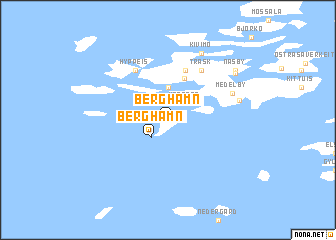 map of Berghamn