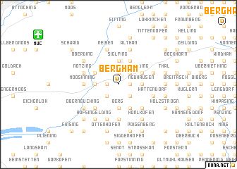 map of Bergham