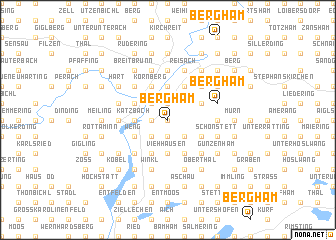 map of Bergham