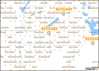 map of Bergham