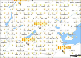 map of Bergham