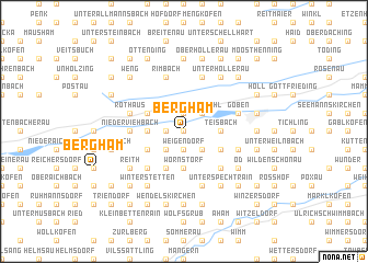 map of Bergham